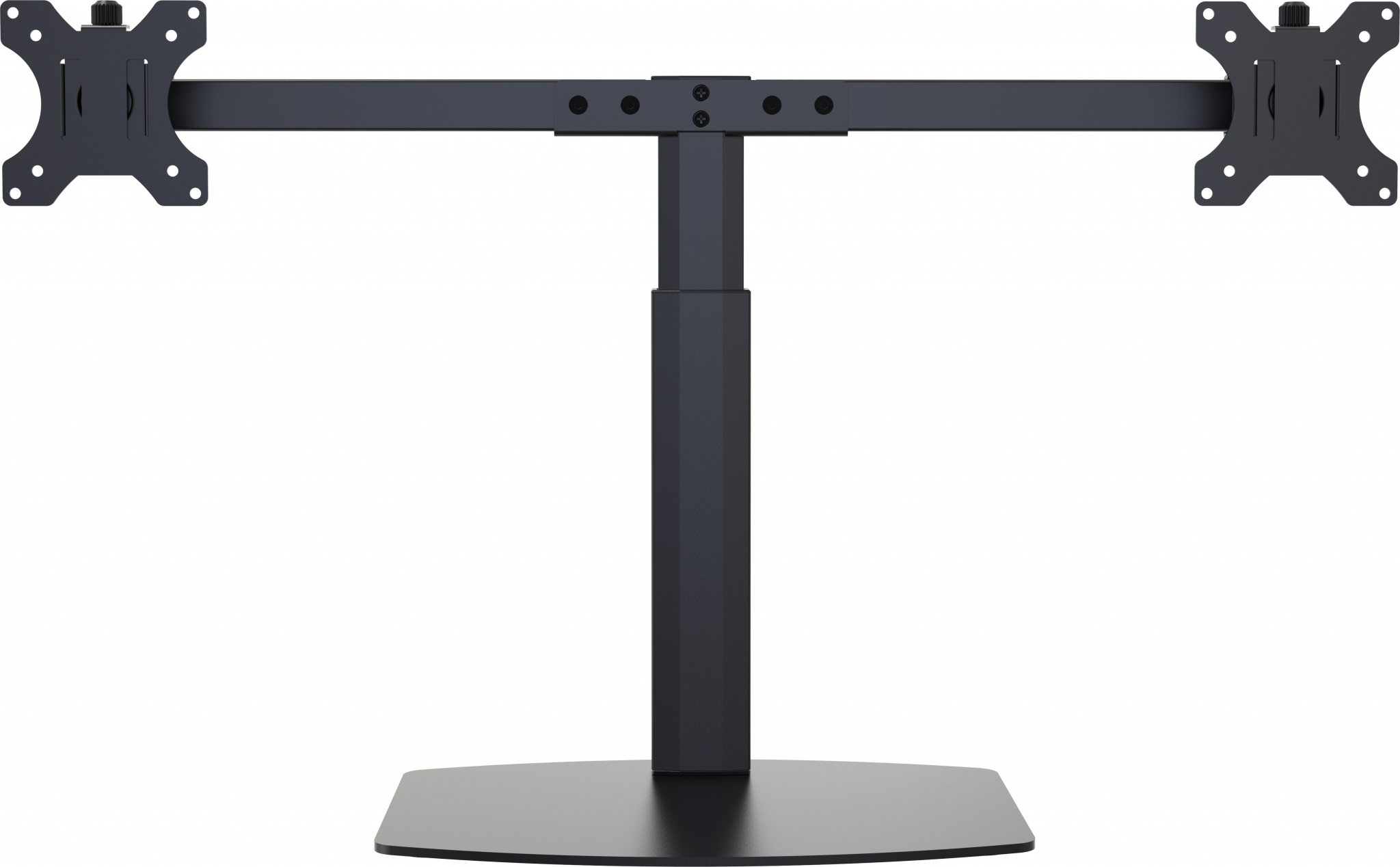 Vision Flat-Panel Dual Gas Desk Stand - Up to 27-inch - Black